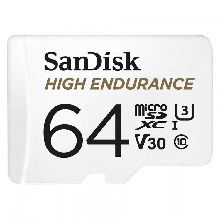 SANDISK Muistikortti MicroSDXC 64GB High Endurance adapterilla