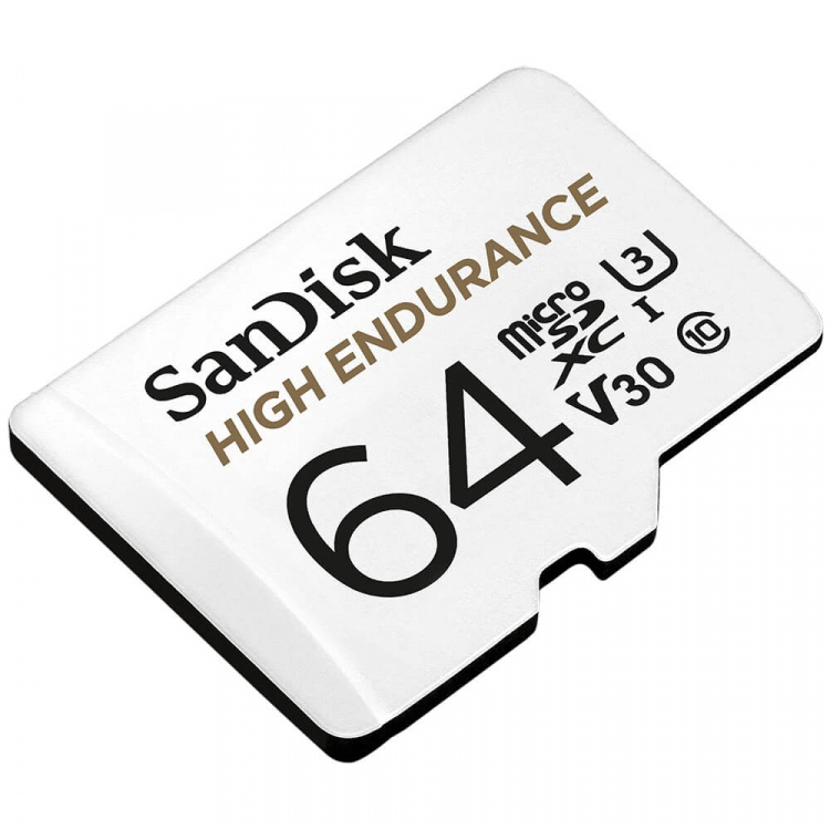 SANDISK Muistikortti MicroSDXC 64GB High Endurance adapterilla