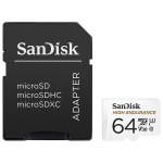 SANDISK Muistikortti MicroSDXC 64GB High Endurance adapterilla