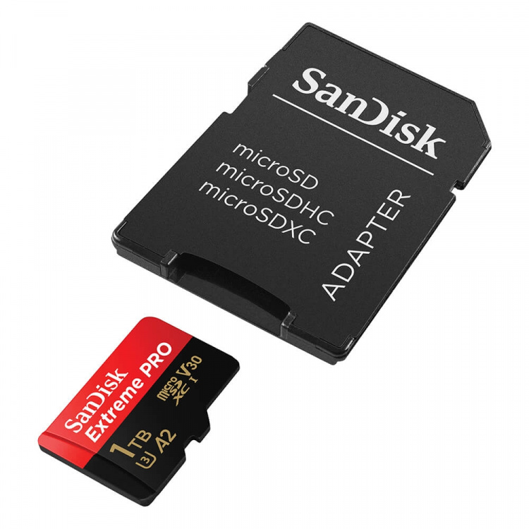 SANDISK MicroSDXC Extreme Pro 1TB 200MB/s A2 C10 V30 UHS-I
