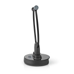 Nedis Langattomat TV-kuulokkeet | RF | In-Ear-Kuulokkeet | Suurin akun toistoaika: 7 tuntia | 25 m | Digitaalinen Audio | Lataustelakka | Tasapainon hallinta | Kuulovammaisten tuki | Musta