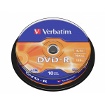 DVD-R 16X 4.7GB 10 Pakata Kara Matt Hopea