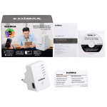 Edimax N300 Mini Wi-Fi Extender/Access Point/Wi-Fi Bridge valkoinen Edimax N300 Mini Wi-Fi Extender/Access Point/Wi-Fi Bridge valkoinen