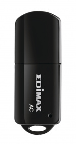 Edimax Langaton USB-sovitin AC600 2.4/5 GHz (Dual Band) Musta Edimax Langaton USB-sovitin AC600 2.4/5 GHz (Dual Band) Musta