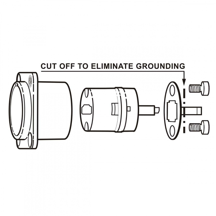 Neutrik HDMI 1.3 läpisyöttö adapteri D-form kotelo