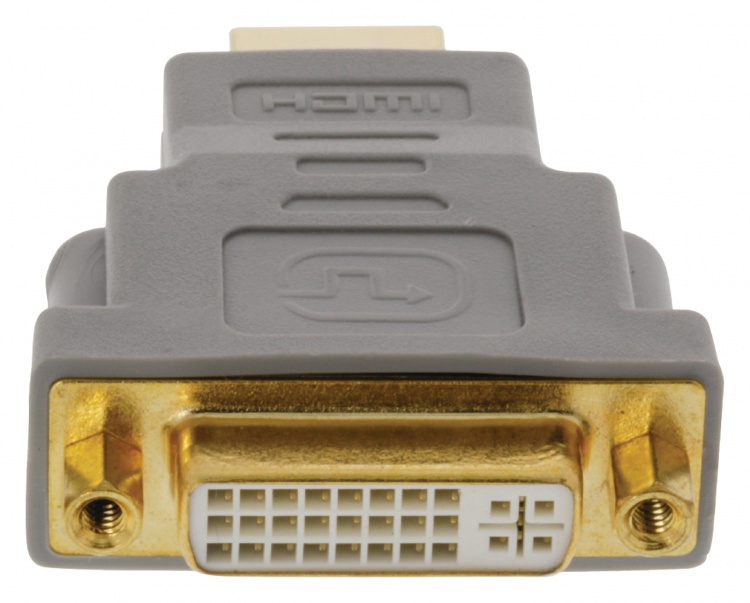 Bandridge High Speed HDMI Sovitin HDMI-Liitin - DVI-D 24 + 1-Pin Naaras Harmaa