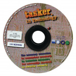 Tasker Kaiutinkaapelikela 2x 2.50 mm² 100 m Musta/Punainen