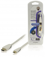 Bandridge High Speed HDMI-kaapeli Ethernet HDMI-Liitin - HDMI Mini 1.00 m Valkoinen