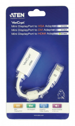 aten Mini DisplayPort Kaapeli Mini DisplayPort Uros - HDMI-Liitin 0.15 m Valkoinen