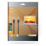Nedis CAT6 Verkkokaapeli | RJ45 uros | RJ45 uros | F/UTP | 10.0 m | Pyöreä | LSZH / PVC | Antrasiitti | Ikkunallinen laatikko