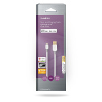 Nedis Lightning Kaapeli | USB 2.0 | Apple Lightning 8-Pin | USB-A Uros | 480 Mbps | Kullattu | 2.00 m | Pyöreä | PVC | Harmaa / Valkoinen | Laatikko Nedis Lightning Kaapeli | USB 2.0 | Apple Lightning 8-Pin | USB-A Uros | 480 Mbps | Kullattu | 2.00 m | Pyöreä | PVC | Harmaa / Valkoinen | Laatikko