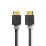 Nedis High Speed ​​HDMI ™ Kaapeli Ethernet | HDMI™ liitin | HDMI™ liitin | 4K@30Hz | ARC | 10.2 Gbps | 20.0 m | Pyöreä | PVC | Antrasiitti | Laatikko