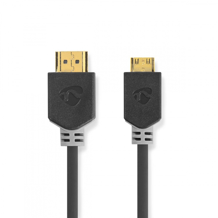 Nedis High Speed HDMI ™ Kaapeli Ethernet | HDMI™ liitin | HDMI™ Mini | 4K@60Hz | 18 Gbps | 2.00 m | Pyöreä | PVC | Antrasiitti | Ikkunallinen laatikko Nedis High Speed HDMI ™ Kaapeli Ethernet | HDMI™ liitin | HDMI™ Mini | 4K@60Hz | 18 Gbps | 2.00 m | Pyöreä | PVC | Antrasiitti | Ikkunallinen laatikko