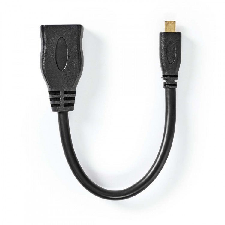 Nedis High Speed HDMI ™ Kaapeli Ethernet | HDMI™ Micro | HDMI™ Ulostulo | 4K@30Hz | 10.2 Gbps | 0.20 m | Pyöreä | PVC | Musta | Kirjekuori Nedis High Speed HDMI ™ Kaapeli Ethernet | HDMI™ Micro | HDMI™ Ulostulo | 4K@30Hz | 10.2 Gbps | 0.20 m | Pyöreä | PVC | Musta | Kirjekuori