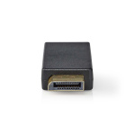 Nedis DisplayPort-sovitin | DisplayPort uros | HDMI™ Ulostulo | 4K@30Hz | Kullattu | Suora | Pyöreä | ABS | ABS-Muovi | Antrasiitti | Laatikko