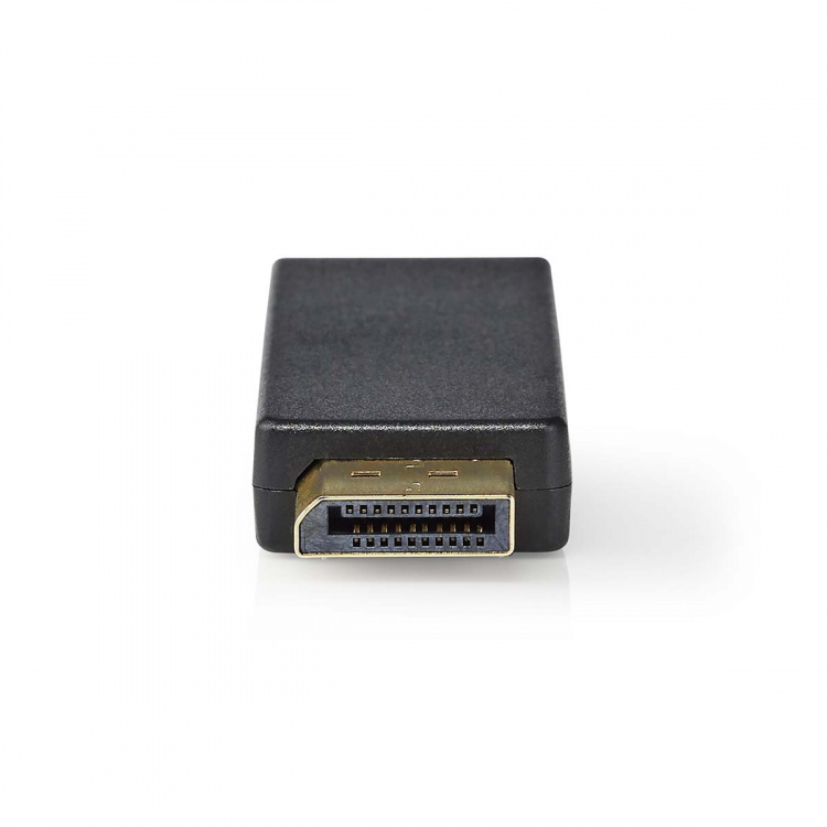 Nedis DisplayPort-sovitin | DisplayPort uros | HDMI™ Ulostulo | 4K@30Hz | Kullattu | Suora | Pyöreä | ABS | ABS-Muovi | Antrasiitti | Laatikko