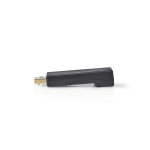 Nedis DisplayPort-sovitin | DisplayPort uros | HDMI™ Ulostulo | 4K@30Hz | Kullattu | Suora | Pyöreä | ABS | ABS-Muovi | Antrasiitti | Laatikko