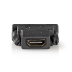 Nedis HDMI™ -sovitin | HDMI™ Ulostulo | DVI-D 24+1-Pin Uros | Kullattu | Suora | PVC | Antrasiitti | 1 kpl | Ikkunallinen laatikko Nedis HDMI™ -sovitin | HDMI™ Ulostulo | DVI-D 24+1-Pin Uros | Kullattu | Suora | PVC | Antrasiitti | 1 kpl | Ikkunallinen laatikko
