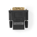 Nedis HDMI™ -sovitin | HDMI™ Ulostulo | DVI-D 24+1-Pin Uros | Kullattu | Suora | PVC | Antrasiitti | 1 kpl | Ikkunallinen laatikko Nedis HDMI™ -sovitin | HDMI™ Ulostulo | DVI-D 24+1-Pin Uros | Kullattu | Suora | PVC | Antrasiitti | 1 kpl | Ikkunallinen laatikko