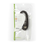 Nedis Mini DisplayPort kaapeli | DisplayPort 1.2 | Mini DisplayPort Uros | Mini DisplayPort Uros | 21.6 Gbps | Niklattu | 1.00 m | Pyöreä | PVC | Musta | Muovipussi