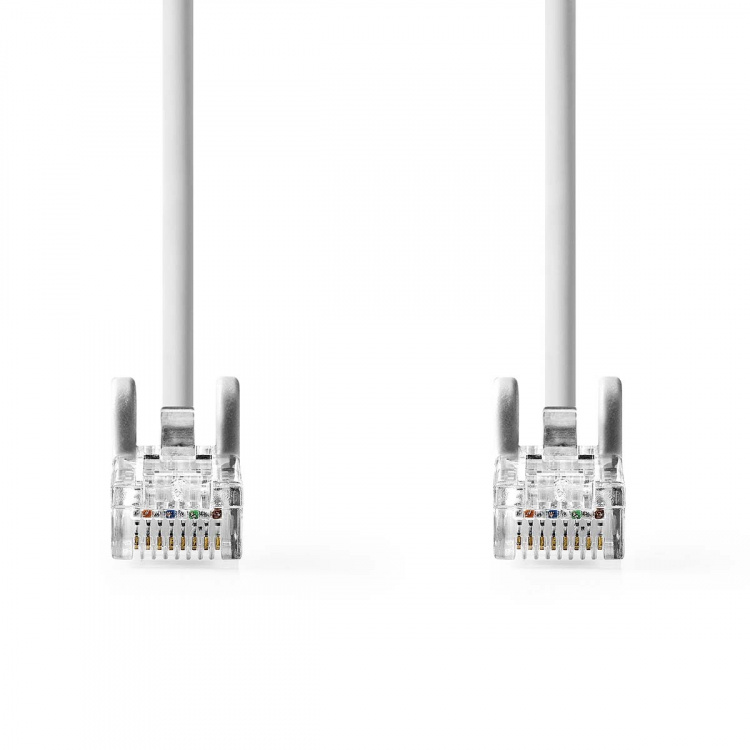 Nedis CAT5e verkkokaapeli | U/UTP | RJ45 uros | RJ45 uros | 2.00 m | Pyöreä | PVC | Harmaa | Kirjekuori Nedis CAT5e verkkokaapeli | U/UTP | RJ45 uros | RJ45 uros | 2.00 m | Pyöreä | PVC | Harmaa | Kirjekuori