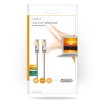 Nedis CAT5e verkkokaapeli | SF/UTP | RJ45 uros | RJ45 uros | 3.00 m | Pyöreä | PVC | Harmaa | Kirjekuori Nedis CAT5e verkkokaapeli | SF/UTP | RJ45 uros | RJ45 uros | 3.00 m | Pyöreä | PVC | Harmaa | Kirjekuori