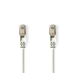 Nedis CAT5e verkkokaapeli | SF/UTP | RJ45 uros | RJ45 uros | 1.00 m | Pyöreä | PVC | Valkoinen | Kirjekuori Nedis CAT5e verkkokaapeli | SF/UTP | RJ45 uros | RJ45 uros | 1.00 m | Pyöreä | PVC | Valkoinen | Kirjekuori