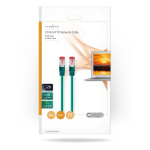 Nedis CAT6 Verkkokaapeli | RJ45 uros | RJ45 uros | S/FTP | 5.00 m | Pyöreä | LSZH | Vihreä | Kirjekuori Nedis CAT6 Verkkokaapeli | RJ45 uros | RJ45 uros | S/FTP | 5.00 m | Pyöreä | LSZH | Vihreä | Kirjekuori