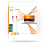 Nedis CAT6 Verkkokaapeli | RJ45 uros | RJ45 uros | S/FTP | 30.0 m | Pyöreä | LSZH | Valkoinen | Kirjekuori