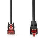 Nedis CAT6 Verkkokaapeli | RJ45 uros | RJ45 uros | SF/UTP | 3.00 m | Pyöreä | LSZH | Musta | Kirjekuori