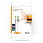 Nedis CAT7 verkkokaapeli | S/FTP | RJ45 uros | RJ45 uros | 5.00 m | Snagless | Pyöreä | LSZH | Harmaa | Kirjekuori