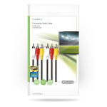 Nedis Komposiittivideokaapeli | 3x RCA uros | 3x RCA uros | Niklattu | 480p | 10.0 m | Pyöreä | PVC | Musta | Kirjekuori Nedis Komposiittivideokaapeli | 3x RCA uros | 3x RCA uros | Niklattu | 480p | 10.0 m | Pyöreä | PVC | Musta | Kirjekuori