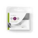 Nedis USB N Moniporttisovitin | 3-in-1 | USB 3.1 | USB-C™ Uros | USB-A Naaras / USB-C™ Naaras / VGA Naaras | 5 Gbps | 0.20 m | Pyöreä | Niklattu | PVC | Valkoinen | Blister