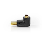 Nedis HDMI™ -sovitin | HDMI™ liitin | HDMI™ Ulostulo | Kullattu | Kulma, 270 ° | ABS-Muovi | Musta | 1 kpl | Laatikko