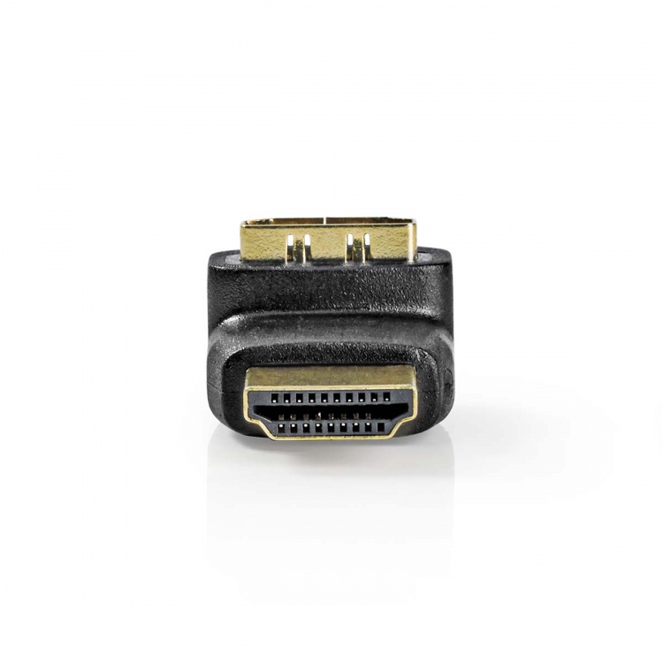 Nedis HDMI™ -sovitin | HDMI™ liitin | HDMI™ Ulostulo | Kullattu | Kulma, 270 ° | ABS-Muovi | Musta | 1 kpl | Laatikko