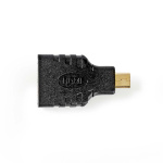 Nedis HDMI™ -sovitin | HDMI™ Micro | HDMI™ Ulostulo | Kullattu | Suora | ABS-Muovi | Musta | 1 kpl | Laatikko Nedis HDMI™ -sovitin | HDMI™ Micro | HDMI™ Ulostulo | Kullattu | Suora | ABS-Muovi | Musta | 1 kpl | Laatikko