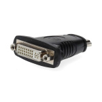 Nedis HDMI™ -sovitin | HDMI™ liitin | DVI-D 24+1-Pin Naaras | Kullattu | Suora | ABS-Muovi | Musta | 1 kpl | Laatikko