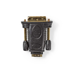 Nedis HDMI™ -sovitin | DVI-D 24+1-Pin Uros | HDMI™ Ulostulo | Niklattu | Suora | ABS-Muovi | Musta | 1 kpl | Laatikko Nedis HDMI™ -sovitin | DVI-D 24+1-Pin Uros | HDMI™ Ulostulo | Niklattu | Suora | ABS-Muovi | Musta | 1 kpl | Laatikko