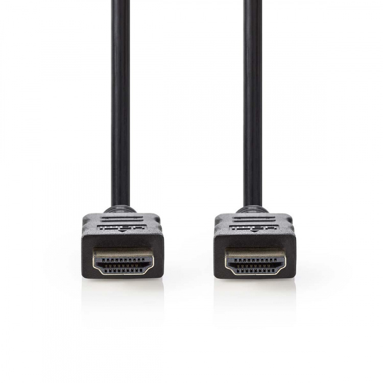Nedis High Speed ​​HDMI ™ Kaapeli Ethernet | HDMI™ liitin | HDMI™ liitin | 4K@30Hz | 18 Gbps | 40.0 m | Pyöreä | PVC | Musta | Panta