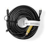 Nedis High Speed ​​HDMI ™ Kaapeli Ethernet | HDMI™ liitin | HDMI™ liitin | 4K@30Hz | 18 Gbps | 40.0 m | Pyöreä | PVC | Musta | Panta
