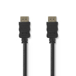 Nedis High Speed ​​HDMI ™ Kaapeli Ethernet | HDMI™ liitin | HDMI™ liitin | 4K@30Hz | 18 Gbps | 50.0 m | Pyöreä | PVC | Musta | Panta