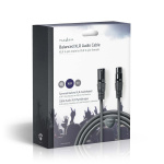 Nedis Balansoitu Audiojohto | XLR 3-Pin uros | XLR 3-Pin naaras | Niklattu | 10.0 m | Pyöreä | PVC | Tummanharmaa | Pakkaus Nedis Balansoitu Audiojohto | XLR 3-Pin uros | XLR 3-Pin naaras | Niklattu | 10.0 m | Pyöreä | PVC | Tummanharmaa | Pakkaus