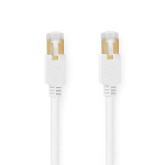 Nedis CAT6 Verkkokaapeli | RJ45 uros | RJ45 uros | S/FTP | 3.00 m | Sisäkäyttöön | Pyöreä | LSZH | Valkoinen | Laatikko
