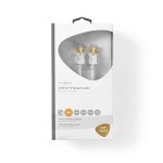 Nedis CAT6 Verkkokaapeli | RJ45 uros | RJ45 uros | S/FTP | 5.00 m | Pyöreä | LSZH / PVC | Valkoinen | Ikkunallinen laatikko Nedis CAT6 Verkkokaapeli | RJ45 uros | RJ45 uros | S/FTP | 5.00 m | Pyöreä | LSZH / PVC | Valkoinen | Ikkunallinen laatikko