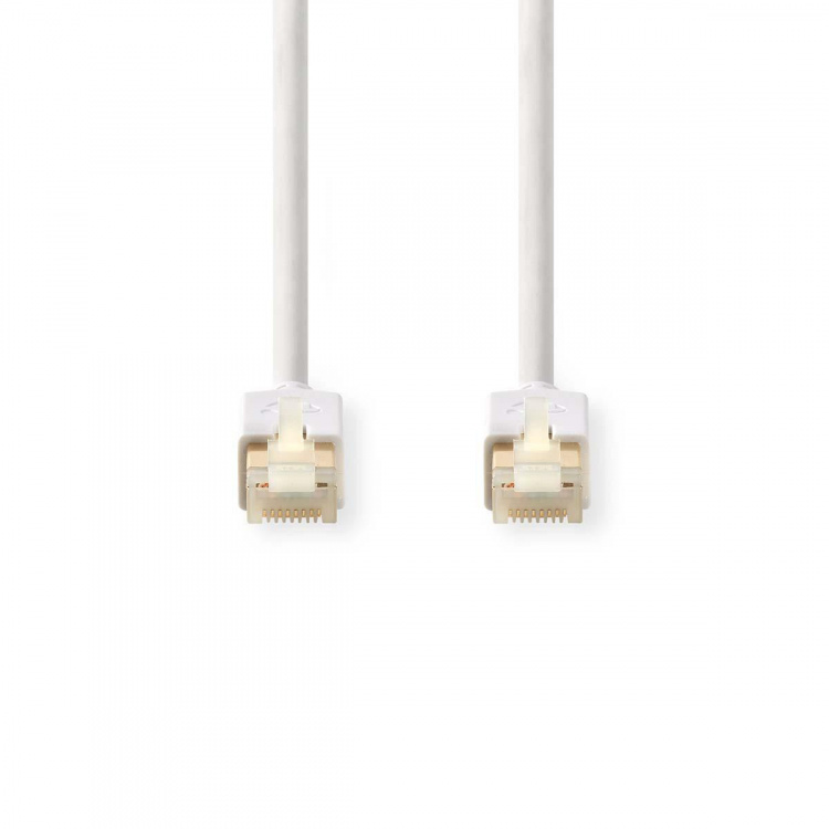 Nedis CAT6 Verkkokaapeli | RJ45 uros | RJ45 uros | F/UTP | 10.0 m | Pyöreä | LSZH / PVC | Valkoinen | Ikkunallinen laatikko