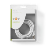 Nedis CAT5e verkkokaapeli | SF/UTP | RJ45 uros | RJ45 uros | 5.00 m | Pyöreä | PVC | Valkoinen | Blister Nedis CAT5e verkkokaapeli | SF/UTP | RJ45 uros | RJ45 uros | 5.00 m | Pyöreä | PVC | Valkoinen | Blister
