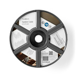 Nedis Kaiutinkaapeli | 2 x 0.75 mm² | Kupari | 100.0 m | Pyöreä | PVC | Läpikuultava | Kela