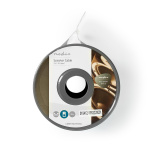 Nedis Kaiutinkaapeli | 2 x 1.50 mm² | Kupari | 25.0 m | Pyöreä | PVC | Läpikuultava | Kela