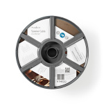 Nedis Kaiutinkaapeli | 2 x 2.50 mm² | Kupari | 25.0 m | Pyöreä | PVC | Läpikuultava | Kela