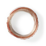 Nedis Kaiutinkaapeli | 2 x 0.75 mm² | CCA | 15.0 m | Pyöreä | PVC | Läpikuultava | Kääre